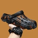 Men's Summer Outdoor Beach Sandals Dual-Purpose Soft Bottom Baotou Slippers Non-Slip Wear-Resistant New Platform Breathable