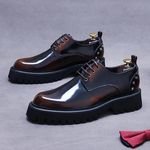 High Quality New Styles Men's Formal Shoes Pat Leather Shoes for Men Dress Elegant Fashion Derby Business Office Mens Shoes
